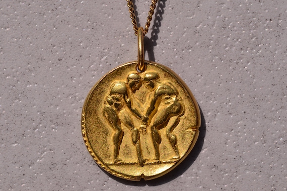 ヴィンテージ 9金 フォトペンダント ヴィンテージ ヴァン クリーフ＆アーペル ジョージ レンファン