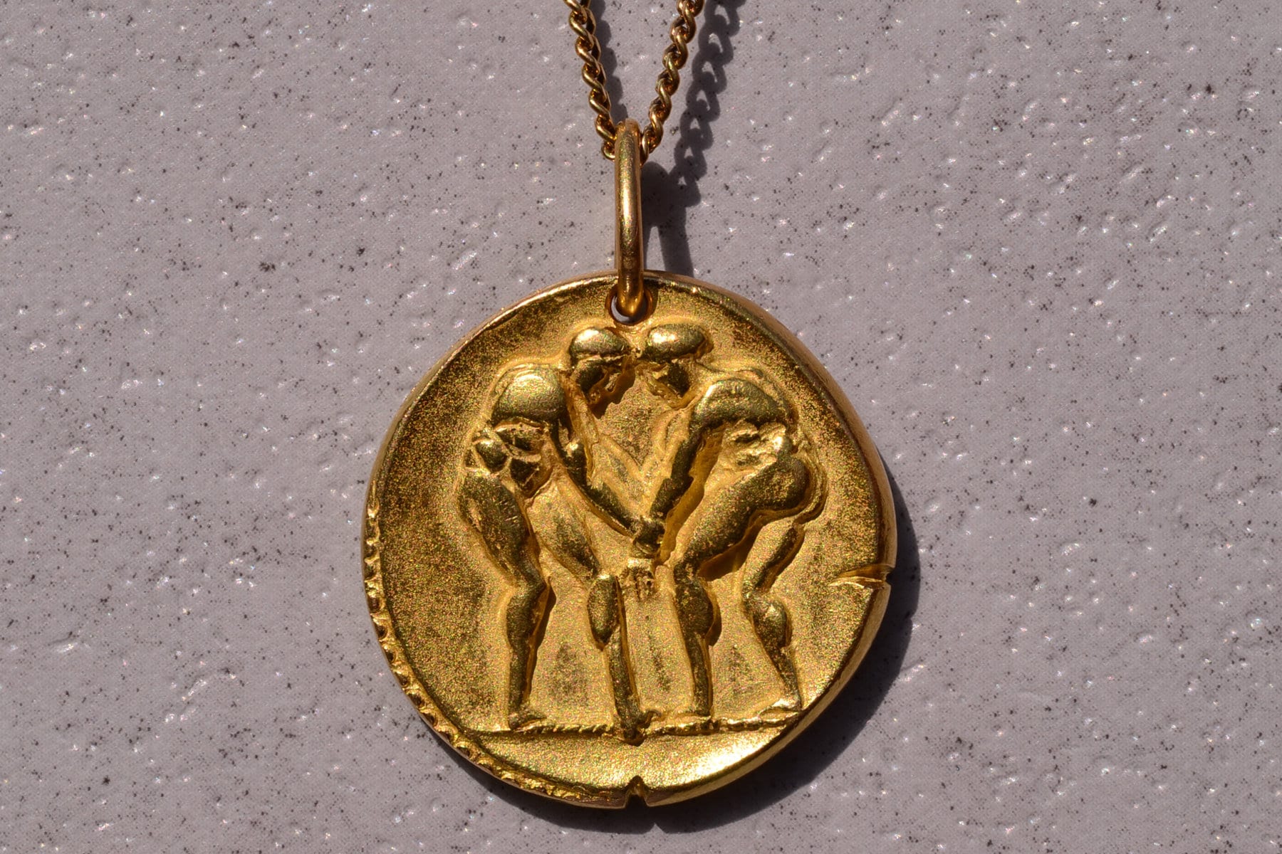 Vintage Van Cleef and Arpels Georg Lenfant Gemini Zodiac Pendant