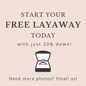 May include: Start your free layaway today with just 20% down! Illustration of a ring in a box. Need more photos? Email us!