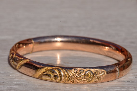 Art Nouveau Bracelet, W.M.C., Wolcott Manufacturing Bangle - Etsy