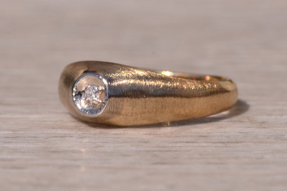 Childrens Diamond Ring in Yellow gold - image 2