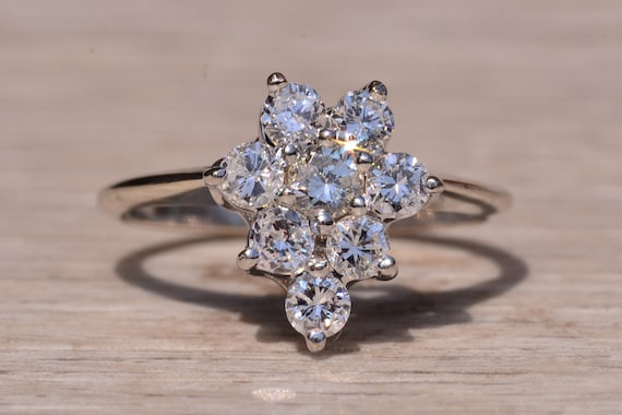 Vintage Diamond Shaped Diamond Ring