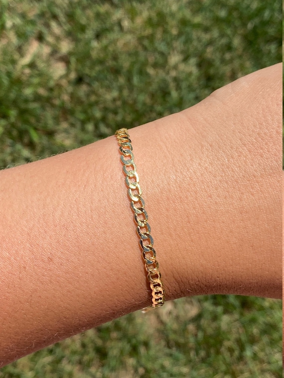 Ladies curb bracelet sale