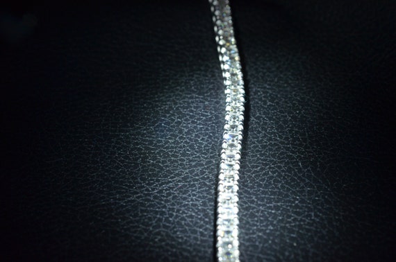 Outstanding Square Emerald Cut Diamond Bracelet '… - image 5