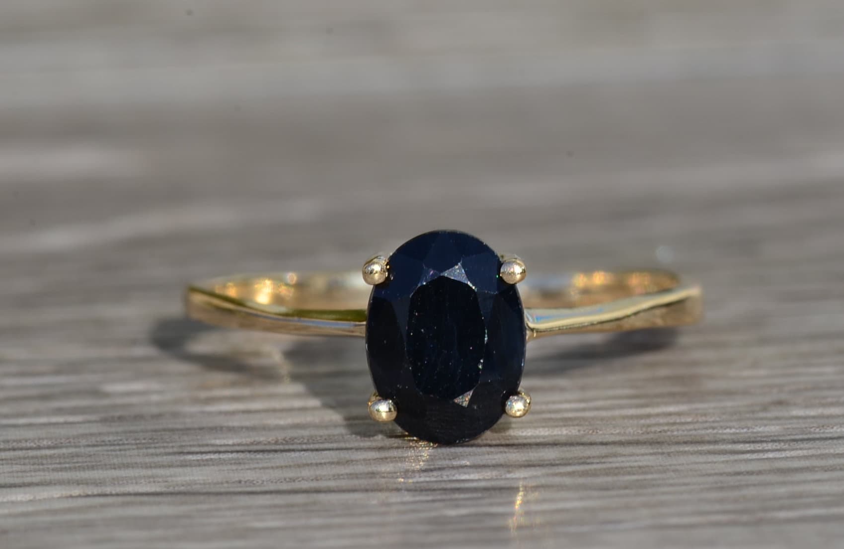 Black Sapphire Engagement Ring | 2.3ct | Bleera | Brilliyond