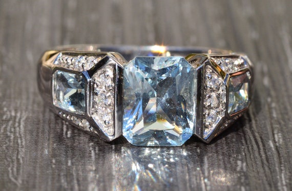 Radiant cut aquamarine online