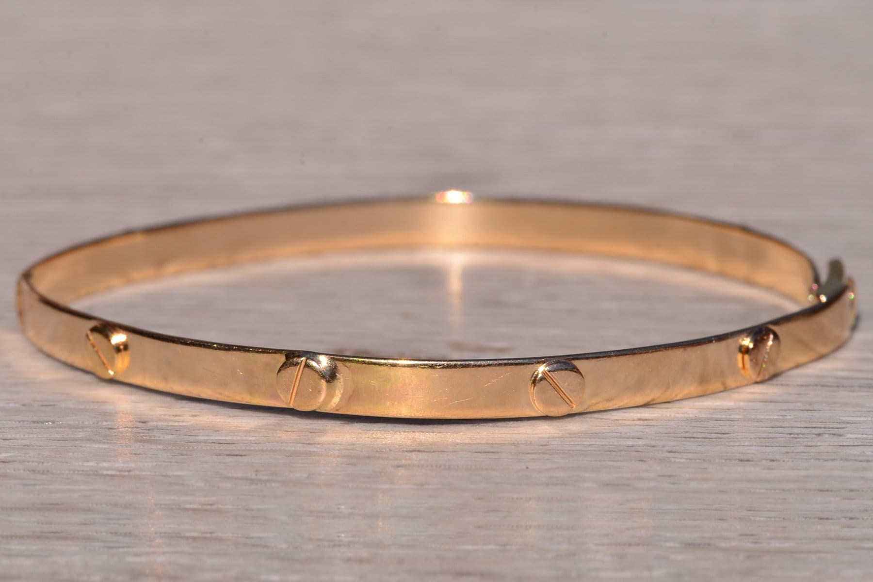 ❤️SOLD Cartier Love Bracelet Yellow Gold Size 20 New Screw