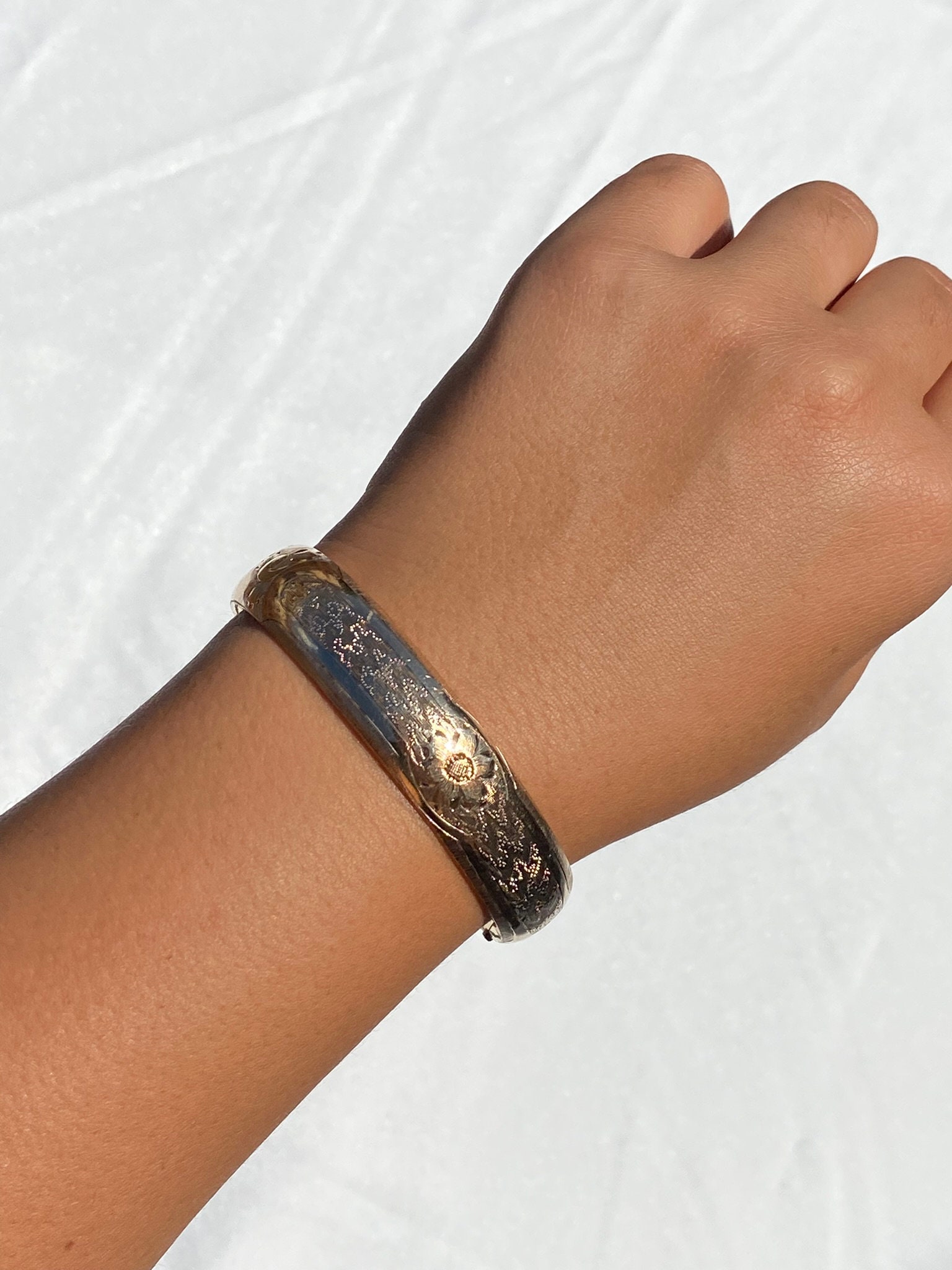 Wide Engraved Gold Filled Bangle Bracelet - Etsy Wide Engraved Gold Filled Bangle Bracelet - Etsy