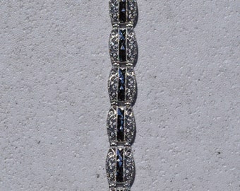 Witgouden diamantgeslepen armband