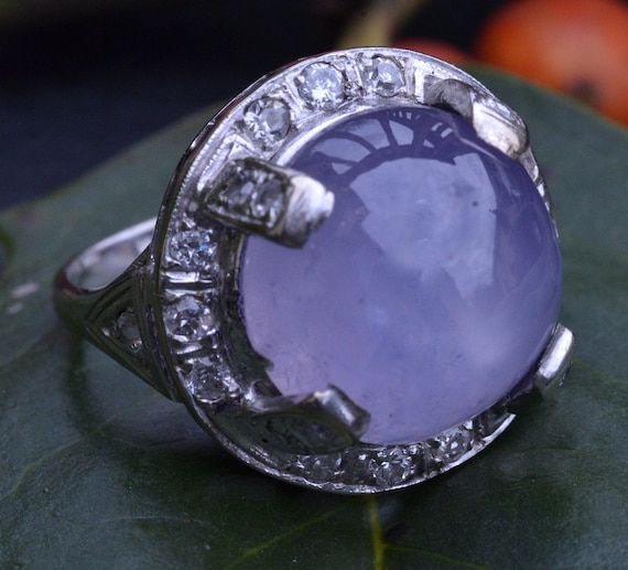 Victorian 7.00 Carat Purple Star Sapphire Ring