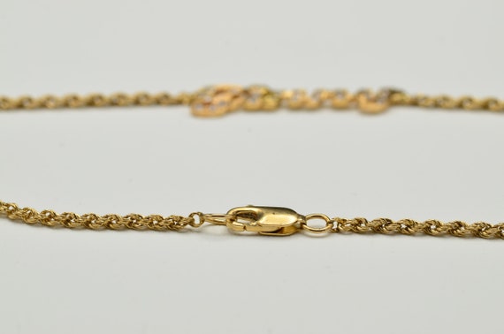 Ladies Signature Ginny Name Anklet set with Diamo… - image 3