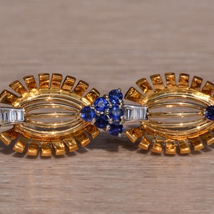 Retro Era Tiffany and Company Sapphire and Diamond Bracelet image 4