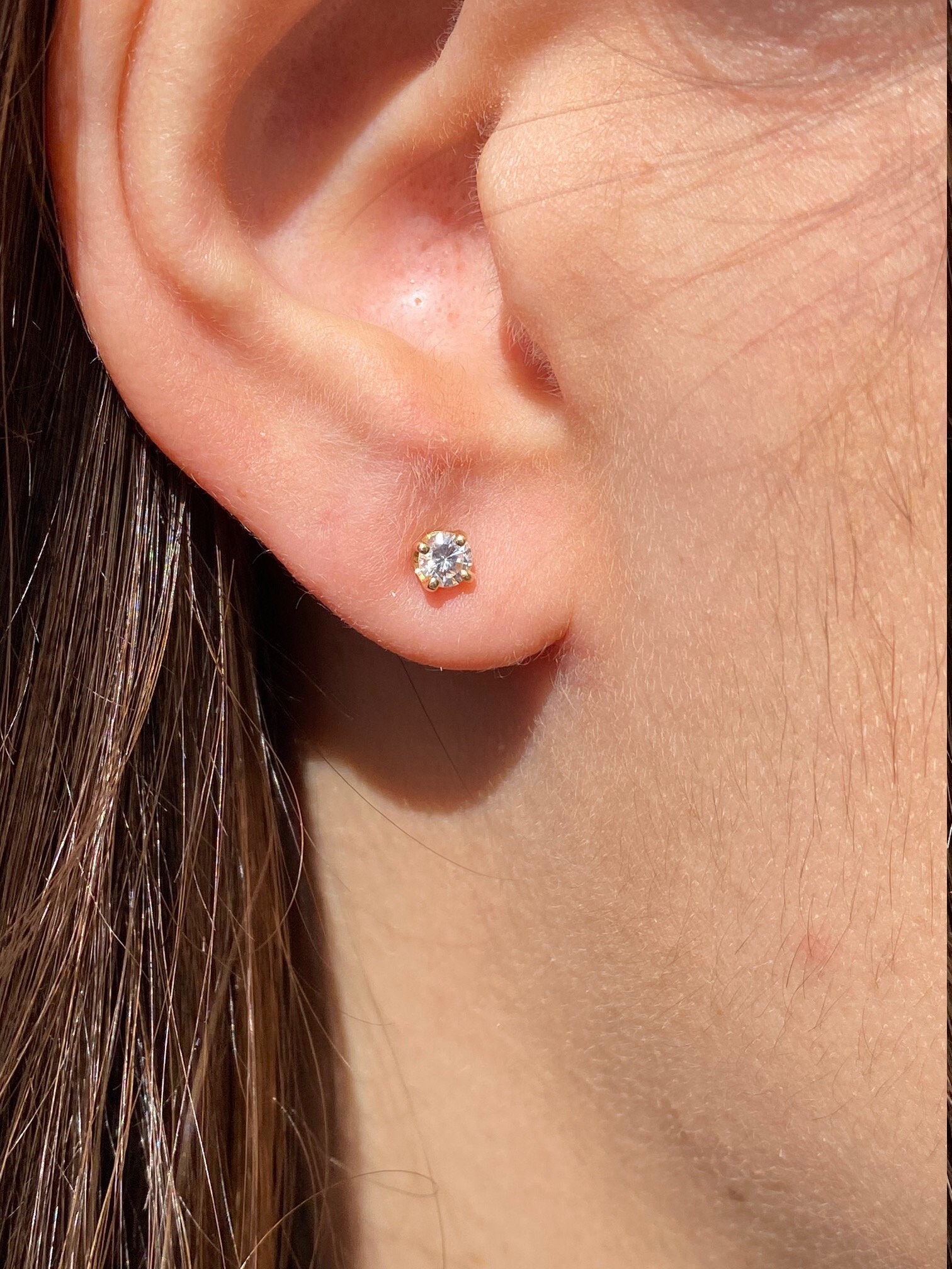 ピアス LESS IS MORE 14K Gold Antique Cognac Diamond Earrings il_fullxfull.2963047088_fts1.jpg