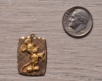 Walt Disney Signed Mickey Mouse Dog Tag Pendant