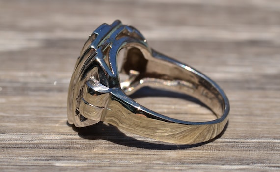 Art Deco Transitional Diamond Ring - image 4