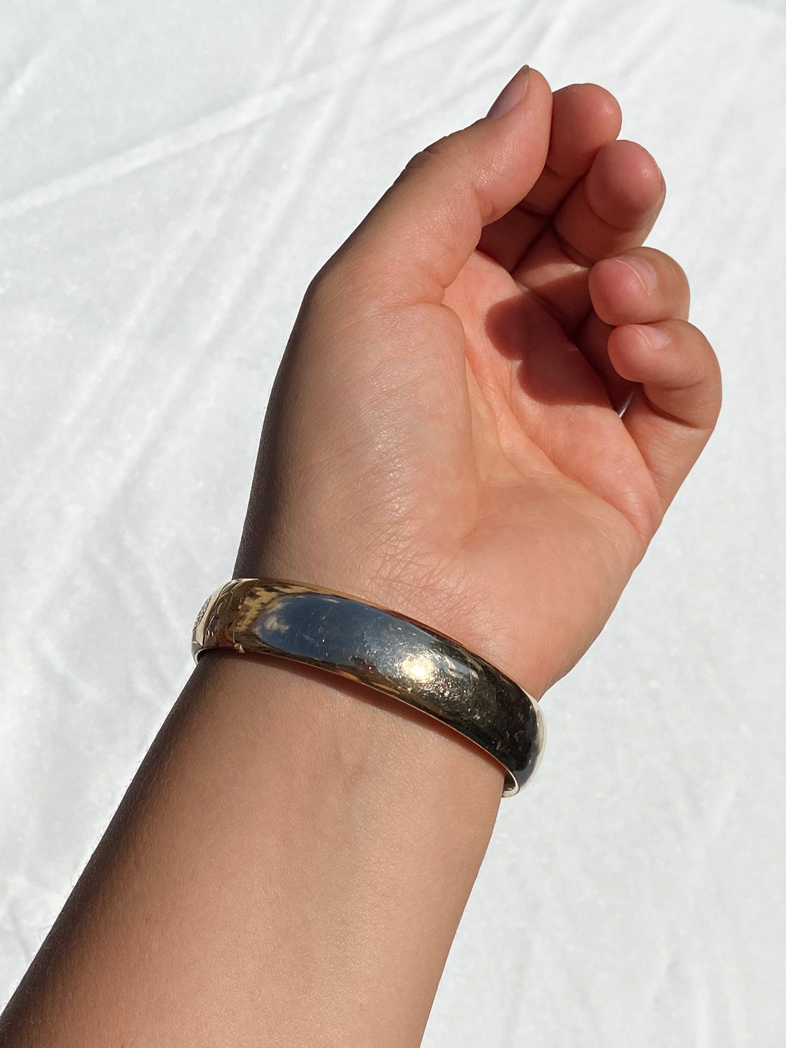 Wide Engraved Gold Filled Bangle Bracelet - Etsy Wide Engraved Gold Filled Bangle Bracelet - Etsy
