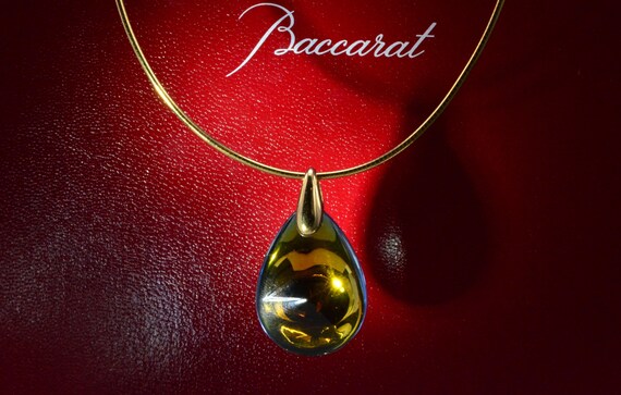 Baccarat crystal hotsell necklace