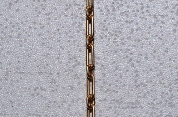 Antique Rose Gold Specialty Paperclip Bracelet - image 1