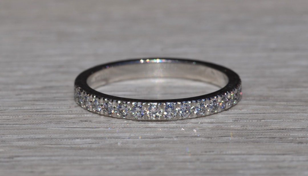 Tiffany Soleste Full Eternity Ring In Platinum With Diamonds