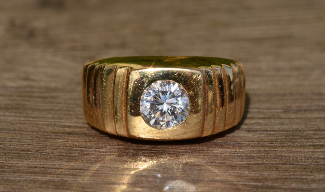 Vintage Gentleman's Pinkie Ring Etsy