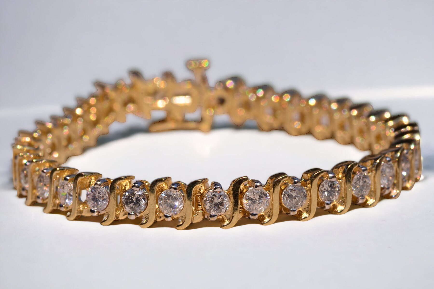 S link shop diamond tennis bracelet