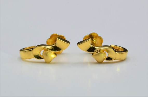 Ladies 22K Flat Back Stud Earrings -  UK