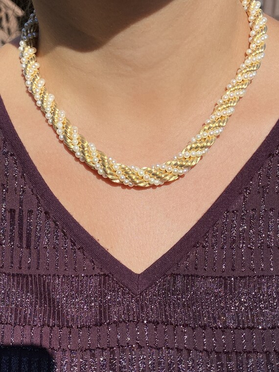 Collana girocollo di perle barocche | AMetis® Gioielli