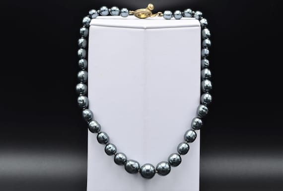 Sterling silver Toggle Style Beaded Necklace - image 2