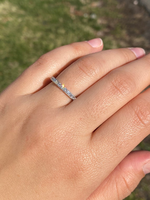 Gabriel and Company Signed Band with Natural Diam… - image 8