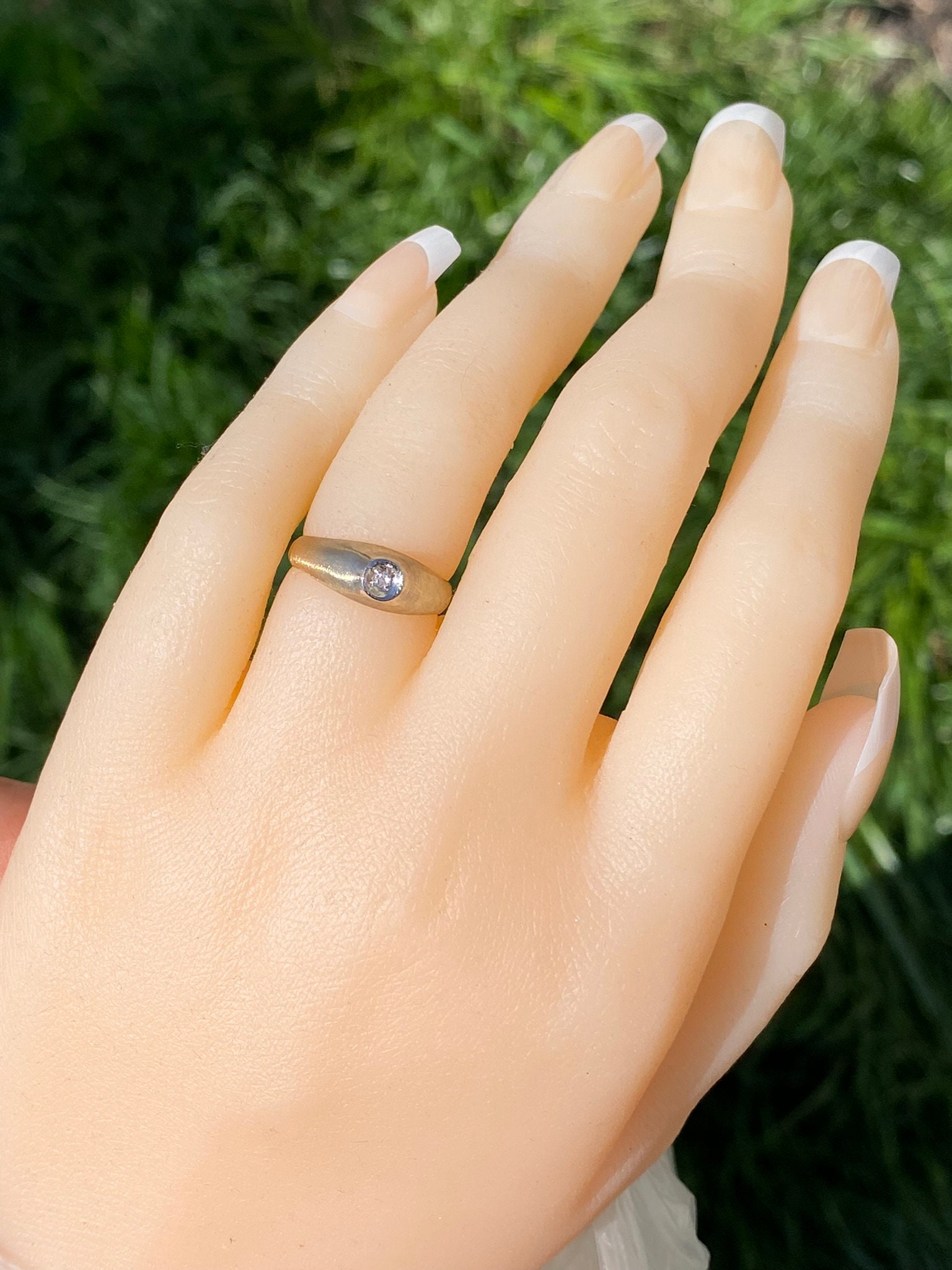 Childrens Diamond Ring in Yellow Gold - Etsy
