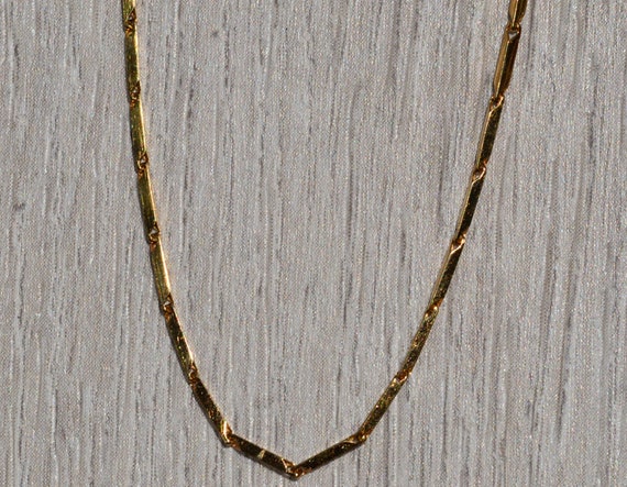 Ladies 18K Yellow Gold Specialty Chain - image 1