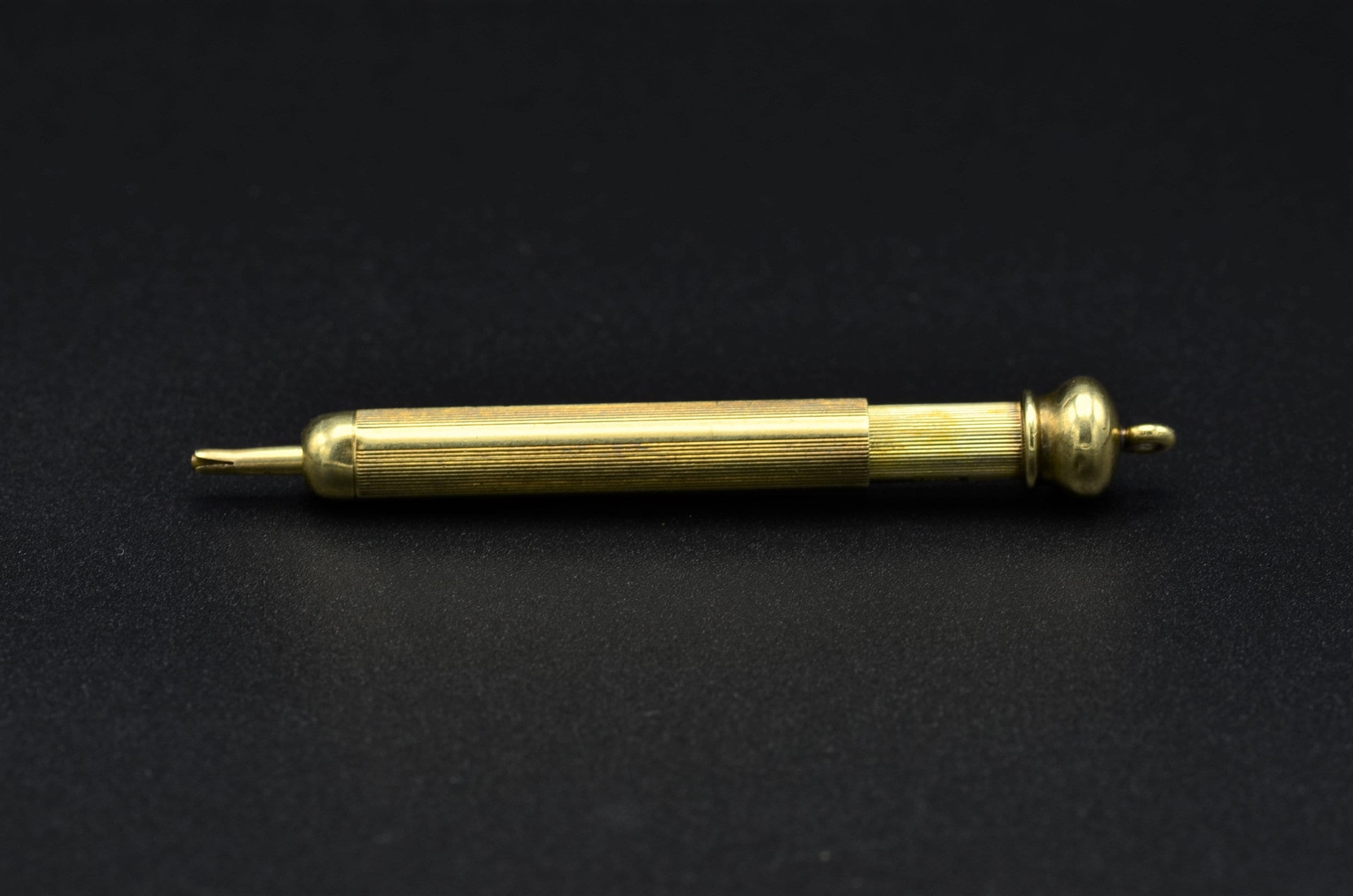 Antique 14 Karat Yellow Gold Engraved Mechanical Pencil - Etsy