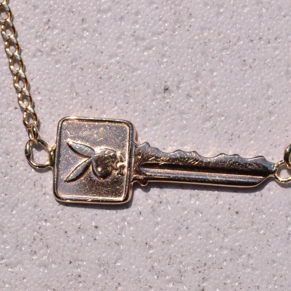 Gold Playboy Bunny Bracelet Etsy