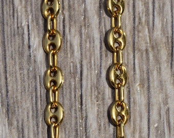 Men's 14K Yellow Gold Mariner Style Chain