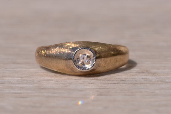 Childrens Diamond Ring in Yellow gold - image 1