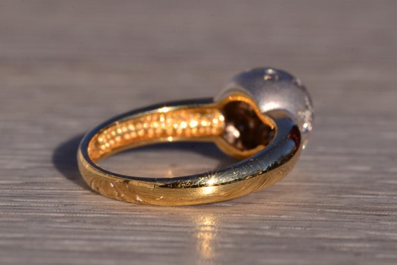 Celestial Ring with Diamond Star Dome - image 4