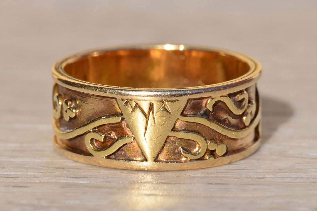 Ladies 14K Handmade Yellow Gold Eternity Band - Etsy