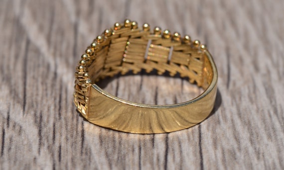 Flexible Yellow Gold Trendy Ring - image 3