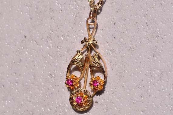 Antique La Valier Pendant - image 2