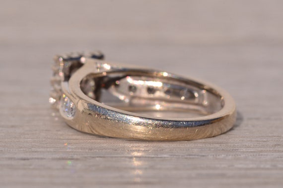 Keepsake Signed White Gold Promise Ring with Natu… - image 3