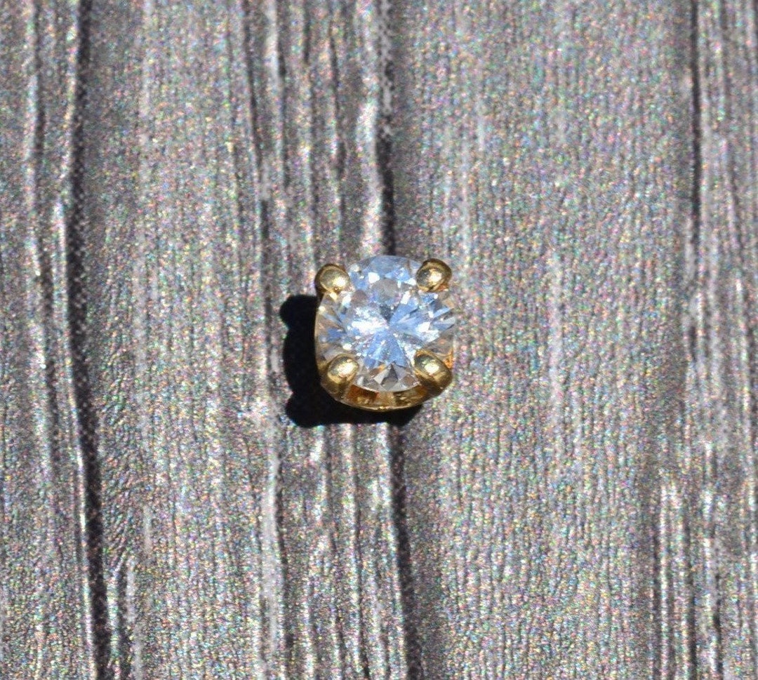 ピアス LESS IS MORE 14K Gold Antique Cognac Diamond Earrings il_fullxfull.2963047088_fts1.jpg