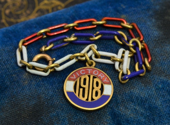 An Enameled Victory Bracelet from 1918