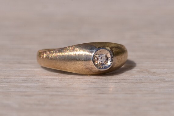 Childrens Diamond Ring in Yellow gold - image 5