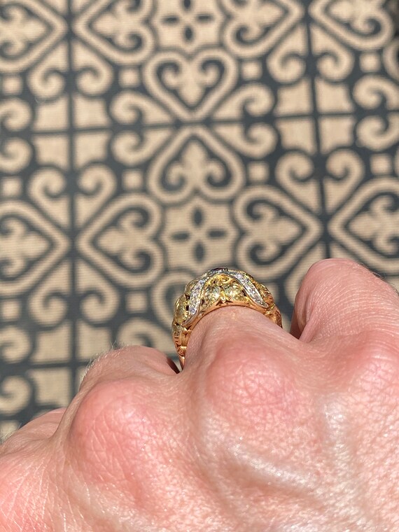 Rococo Era Ruby and Diamond Ring - image 9