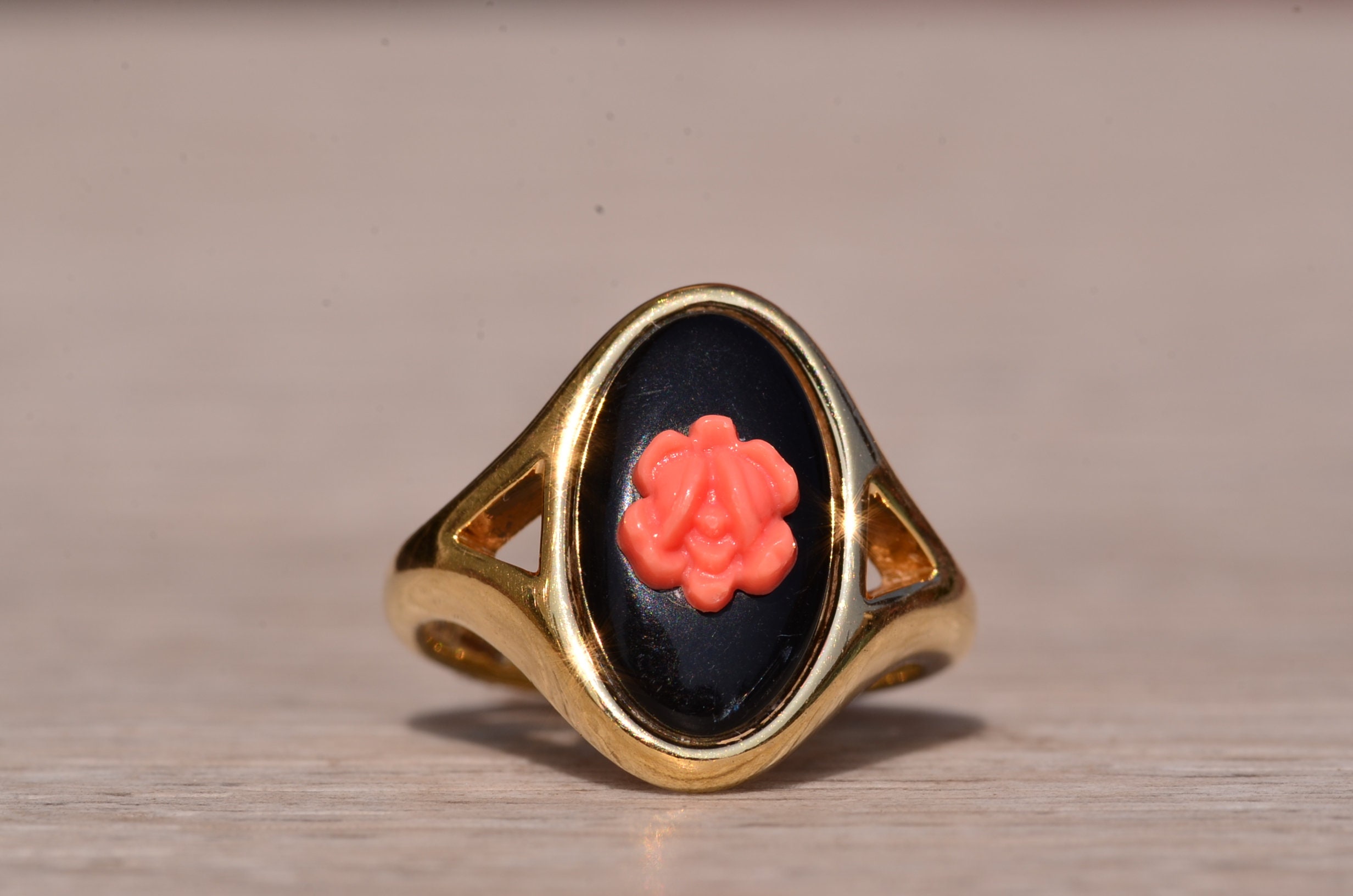 Avon black onyx ring hotsell