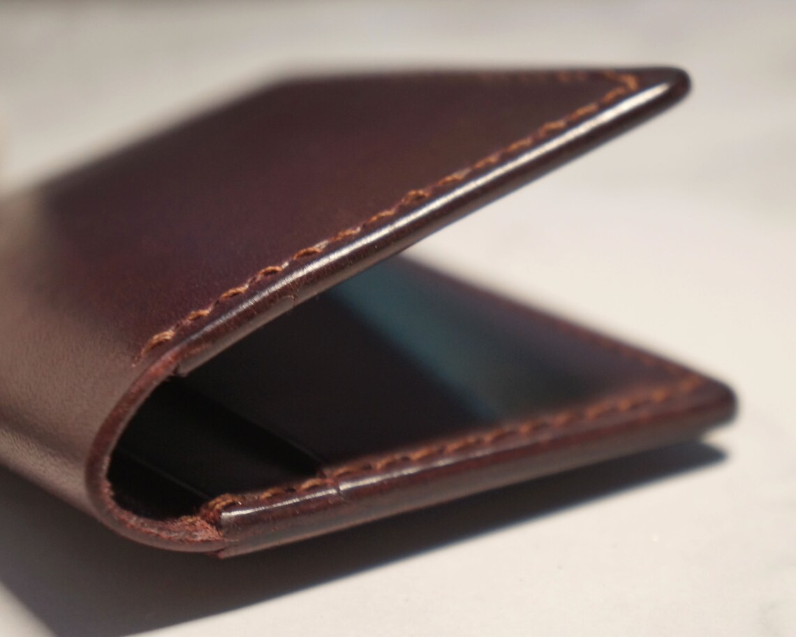Front-Weave Leather Cardholder main image 0