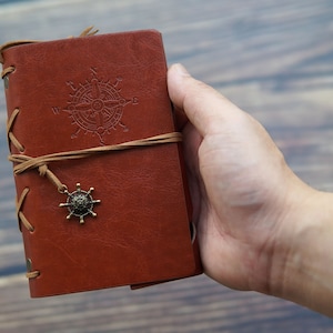 Leder Journal Nachfüllbar Blanko Buch Notizbuch Molkerei Skizzenbuch Handgemacht Junk Journal Leder wrap ungestrichen Kunst Kraft Journal mit Lesezeichen