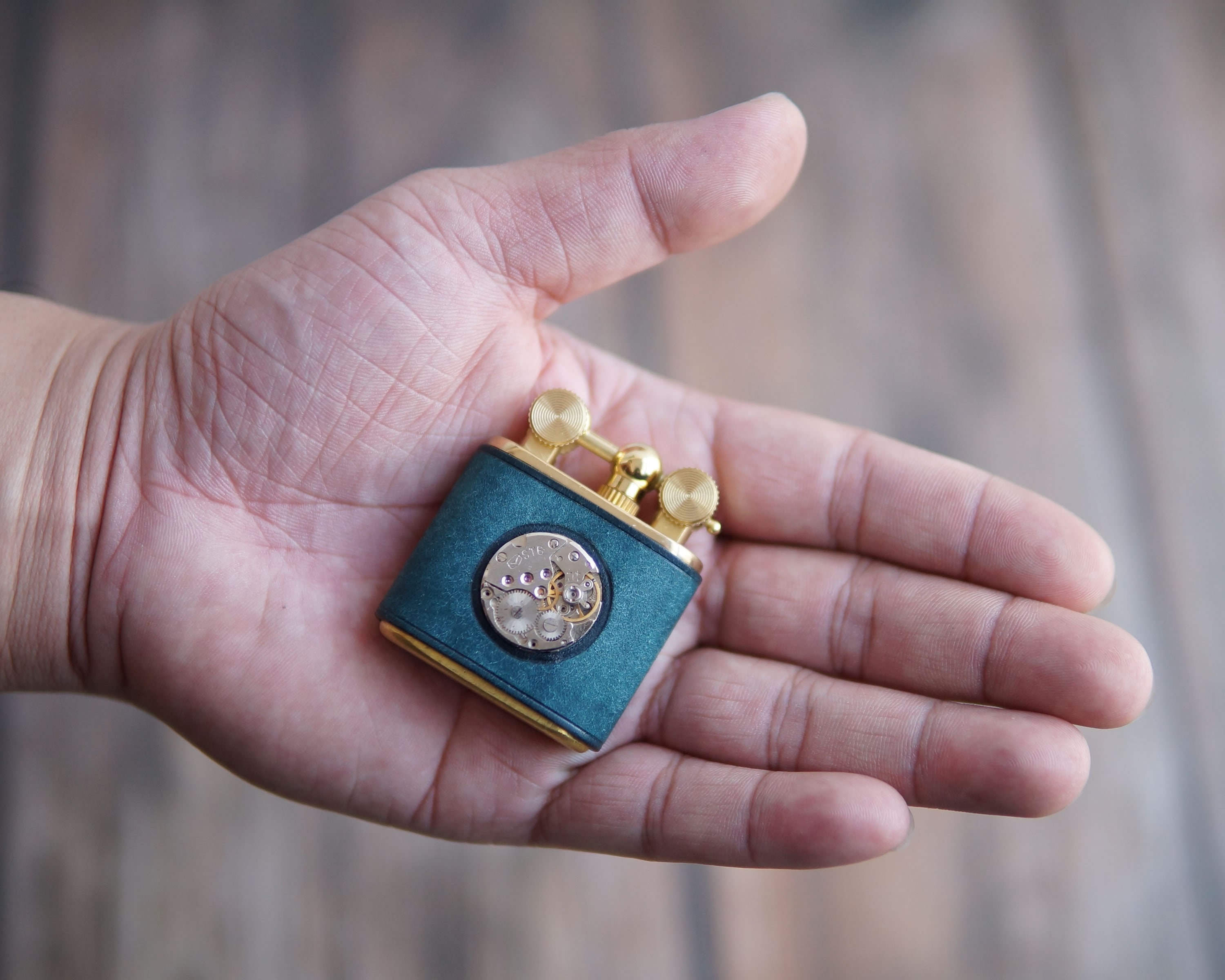 Personalized Vintage Style Leather Lighter Windproof Etsy