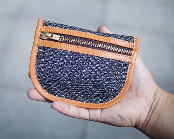 Leather Coin Purse Card Case Pouch Lined Ykk Zipper Pouch Purse for Men…