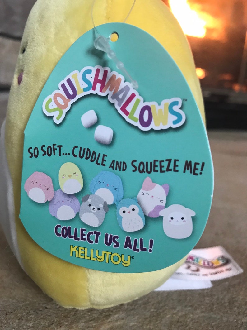 5 Squishmallow Yellow Baby Chick Plushie